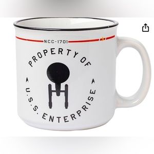 New Star Trek NCC-1701 Property of The USS Enterprise Ceramic Coffee Mug